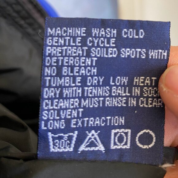 KAZHUMI SPORTS Men's blue black duck down jacket. - Picture 7 of 8